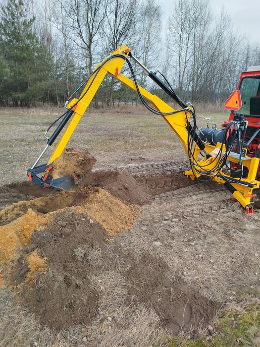 Koparka podczepiana do ciągnika