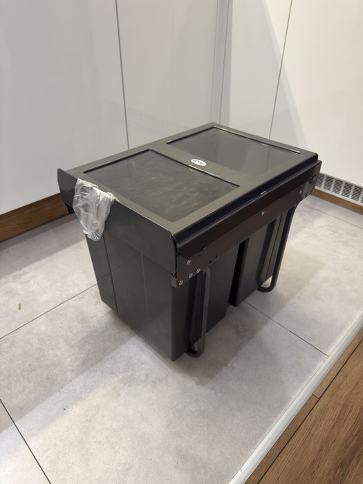 Segregator na śmieci GTV PRACTI ECO 40 cm potrójny 40L (2x10L + 1x20L)