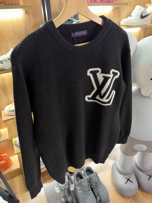Светр Louis Vuitton LV Logo Black Knit Sweater: 2 999 грн
