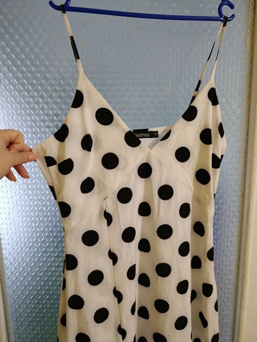 Сарафан з розрізом у стилі бохо та ретро