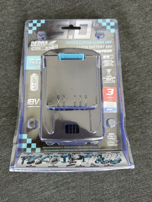 3 nowe akumulatory DEDRA