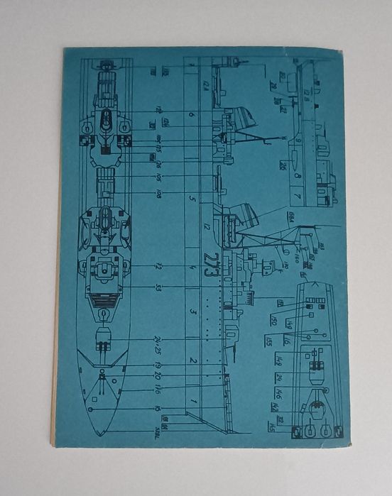 Mały Modelarz Niszczyciel ORP Grom 6 1978