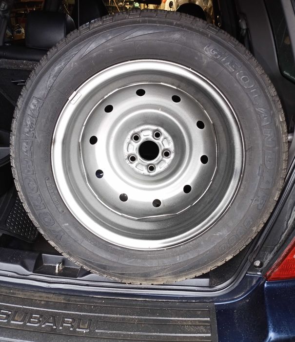 Запаска НОВАЯ, ОРИГИНАЛ, с Subaru Forester 215/60/R16/ 6.5J