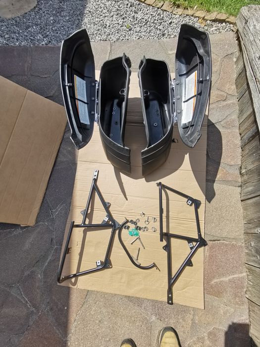 Yamaha XV 1900 Stratoliner Roadliner Midnight Star Sakwy ze stelażem Y
