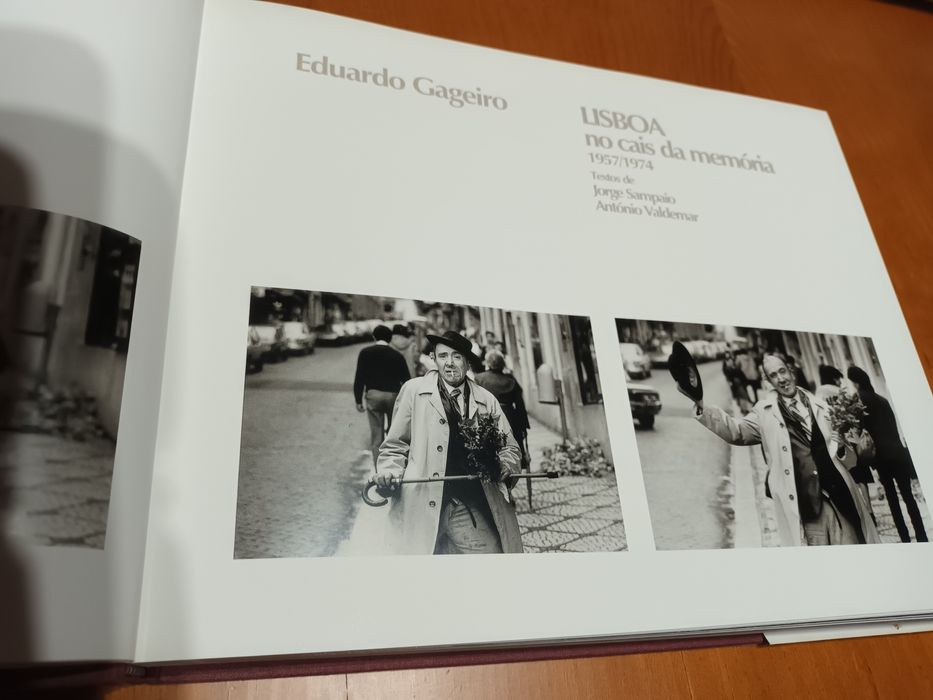 Interessante exemplar de Eduardo Gageiro " Lisboa no cais da memória "
