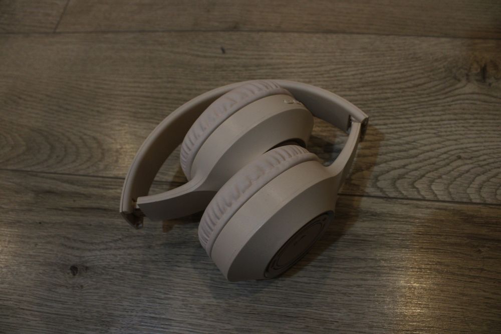 Bluetooth навушники – бежеві