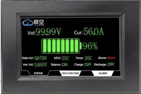 Дисплей JK BMS 4.3” V19 для систем керування акумулятором