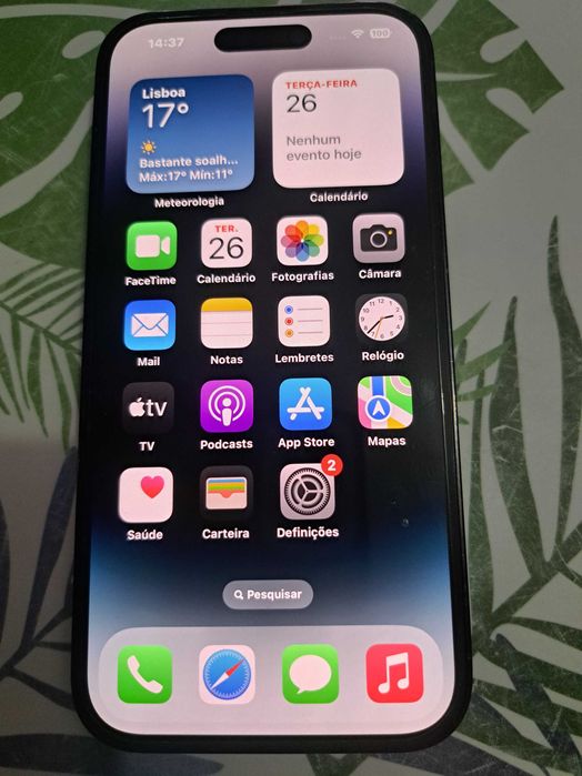 IPhone 14 pro 128 gb como novo mais relógio IPhone serie 7,  41 mm.