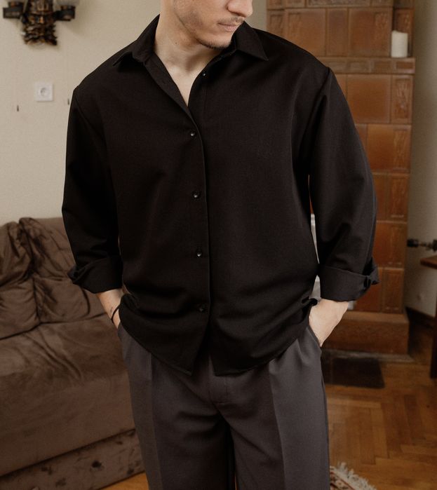 Сорочка оверсайз чоловіча класична Рубашка мужская классическая M