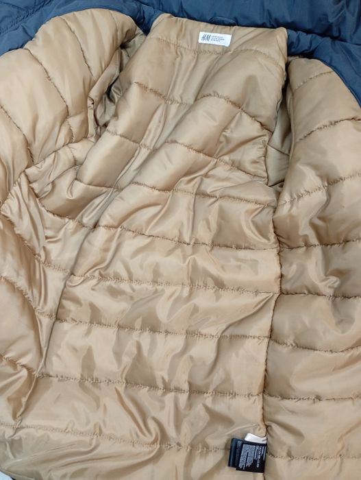 Kurtka zimowa ciepła ocieplana ferie dla dziewczynki H&M rozmiar 158cm