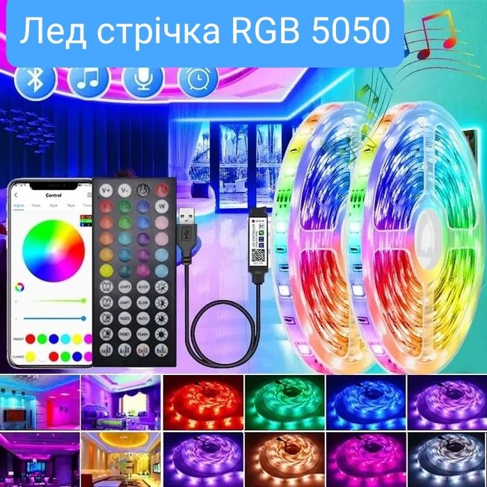 Неонова світлодіодна стрічка лед стрічка неоновая светодиодная лента