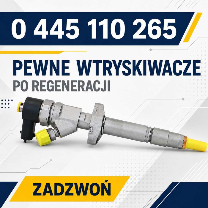 Wtryski Renault Trafic Master Opel Vivaro Movano 2.5 dCi 044.5110.265