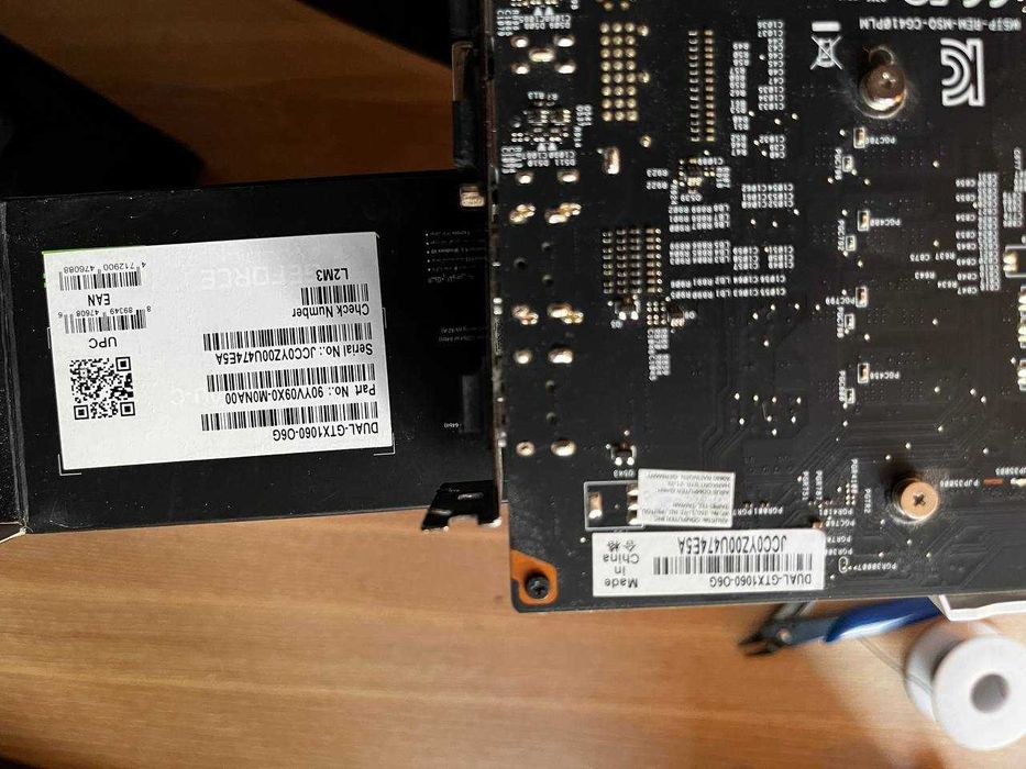 Відеокарта ASUS GTX 1060 6GB Dual OC White, б/в