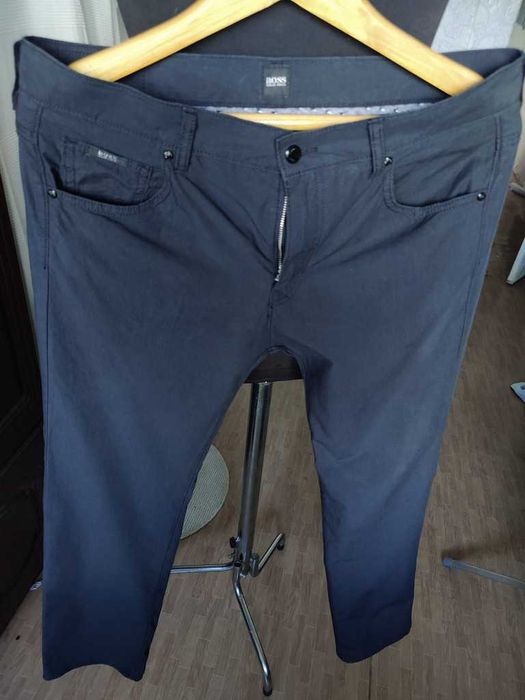 Джинсы (chino лето Hugo Boss Germany w34 dark grey.