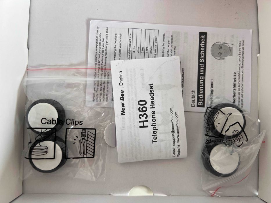 New Bee Auriculares microfone PC