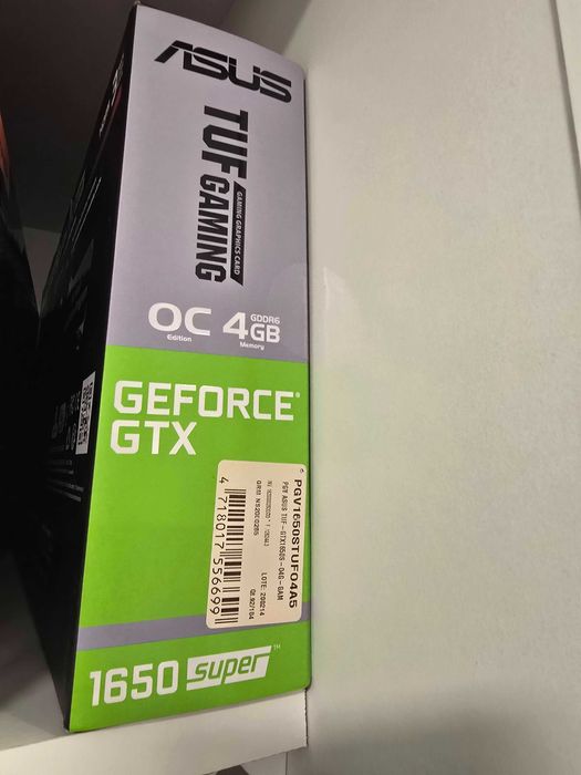 Placa Gráfica ASUS TUF GeForce GTX 1650 Super Gaming - como Nova