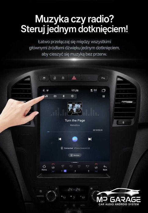 Opel Insignia Radio Android 14 Tesla Style CarPlay Android Auto 4G LTE GPS WiFi QLED DSP
