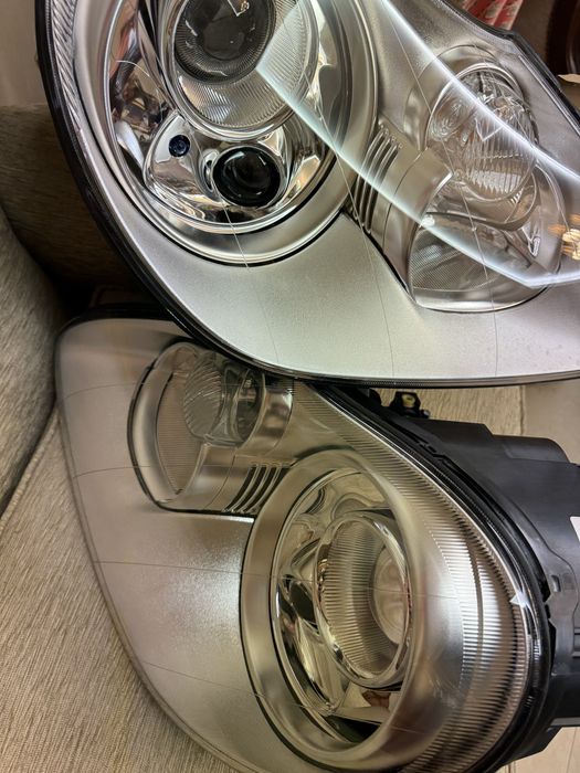 *NOVO - Conjunto opticas frontais bi-xenon Porsche Cayenne 955