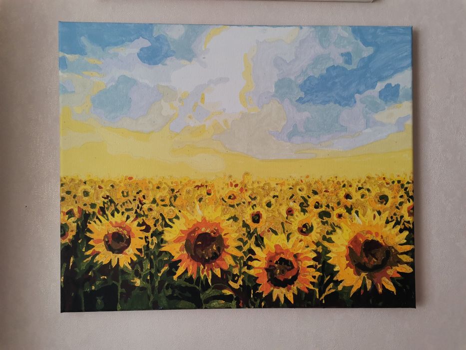 Картина по номерам готові