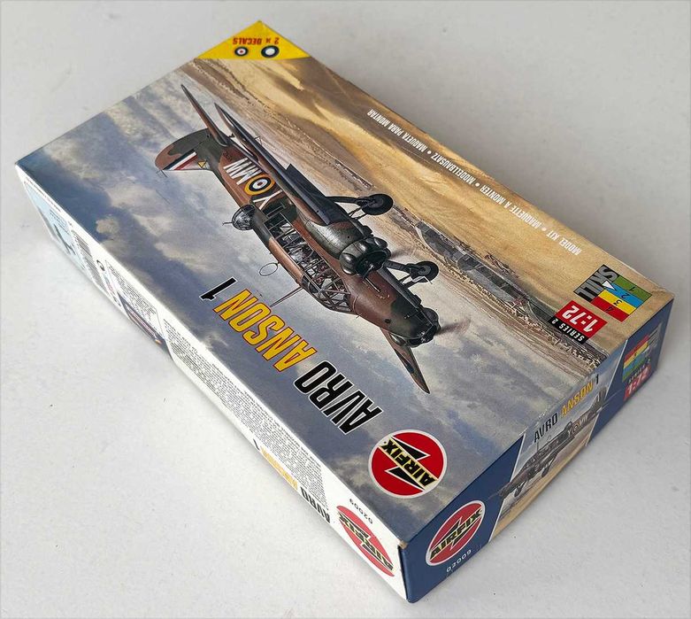 Airfix_AVRO Anson 1. ESc.1:72. Completo e como novo.