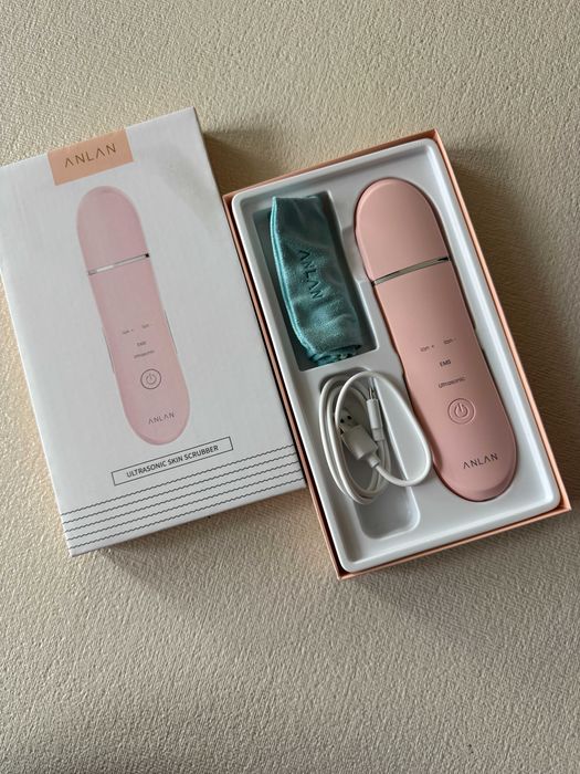 Скрабер ультразвуковой для лица Anlan, скрабер для обличчя ультразвук