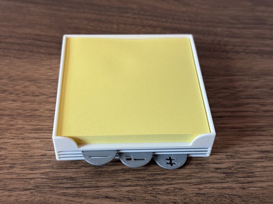 Suporte para Post-its com modelos
