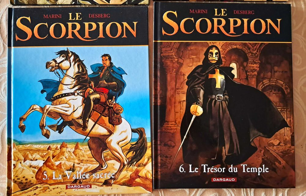 Livros BD - Desberg & Marini - Le Scorpion (edição em francês) - Primeiros 12 volumes