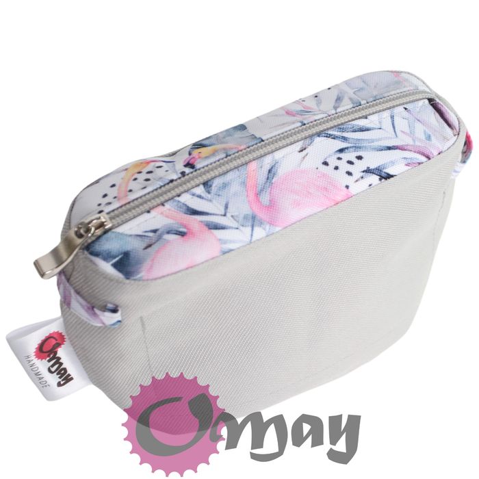organizer OBAG POCKET flamingi pastelowe 1 kieszeń wkład OMAY