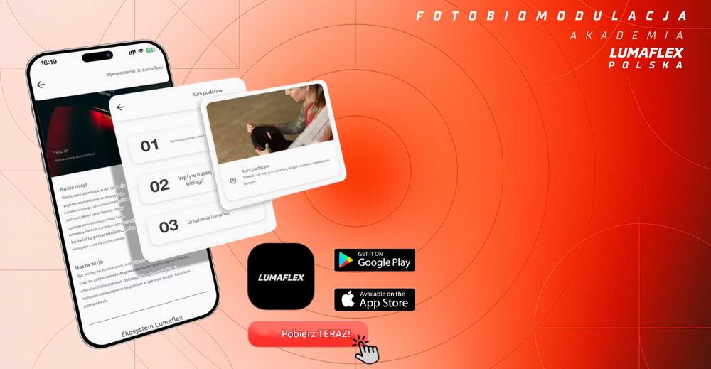 Lumaflex RLT terapia światłem mikrokrążenia MED FDA Raty 0% zestaw