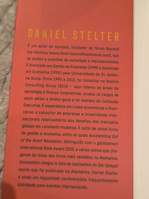 Livro "Coronomics - Depois do choque do coronavírus..." Daniel Stelter