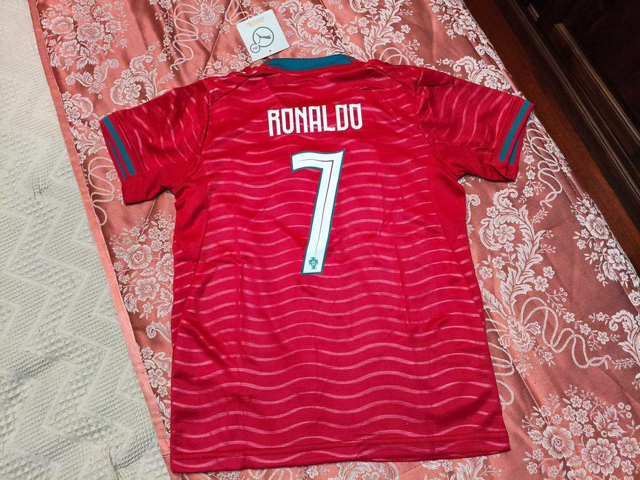 Camisola Criança Ronaldo Equipamento Portugal | NOVO Mundial 2026