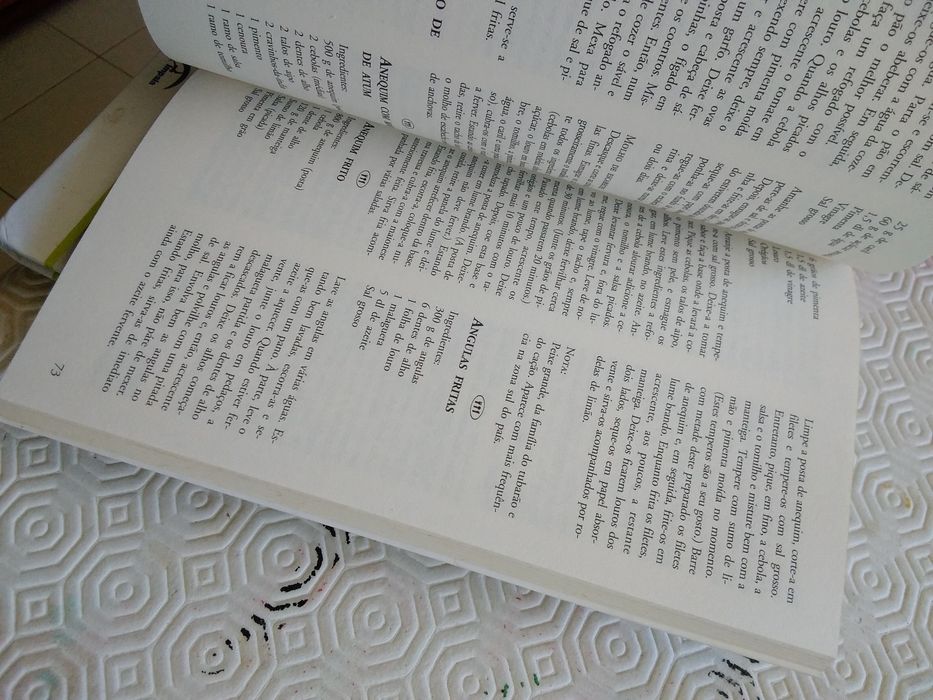 Vários livros de receitas, cozinha tudo 15€