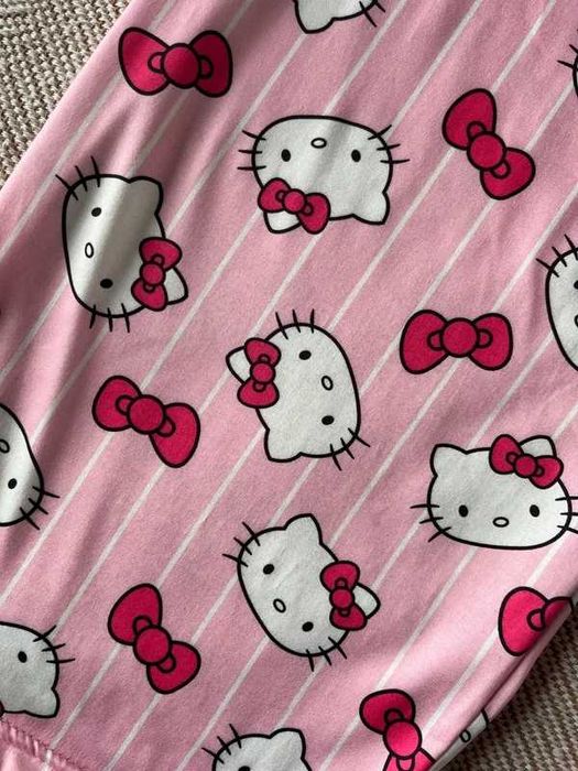Spodnie do spania Hello Kitty piżama S / M pink coquette y2k sleepwear