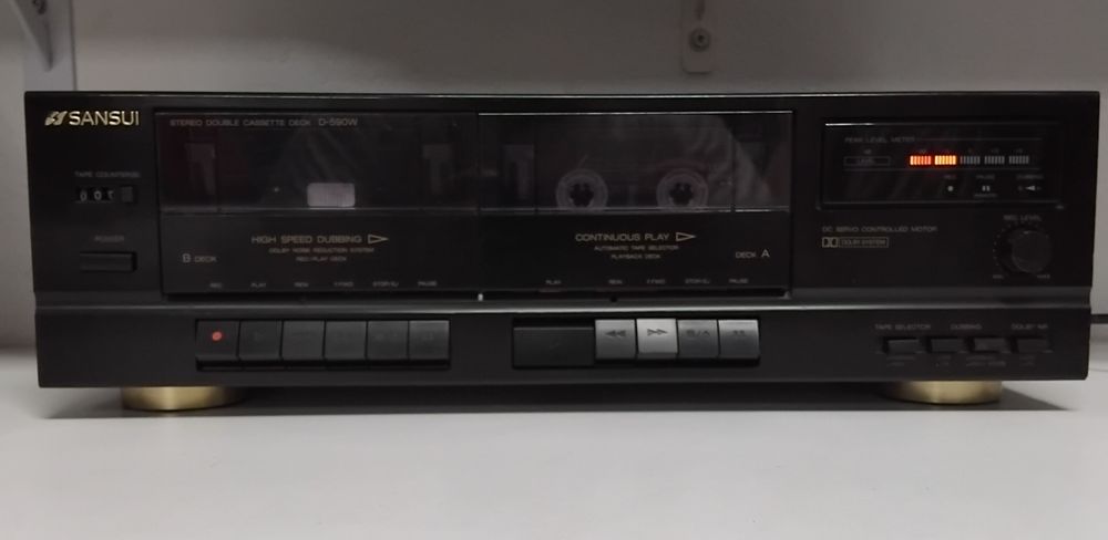 SANSUI deck cassettes D-590W