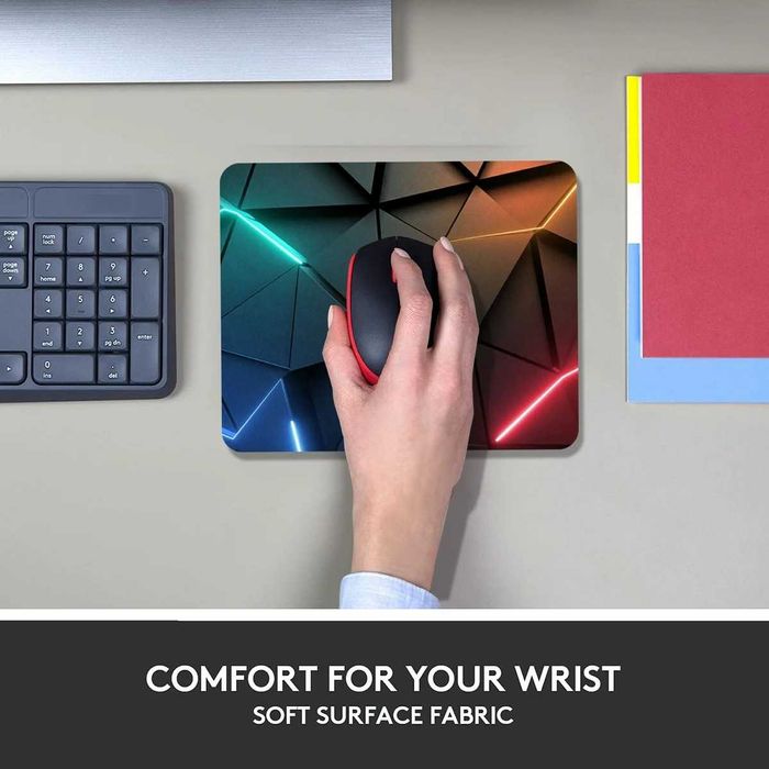 Коврик для мышки 26*21 см игровая поверхность геймер, с мышкой дешевле