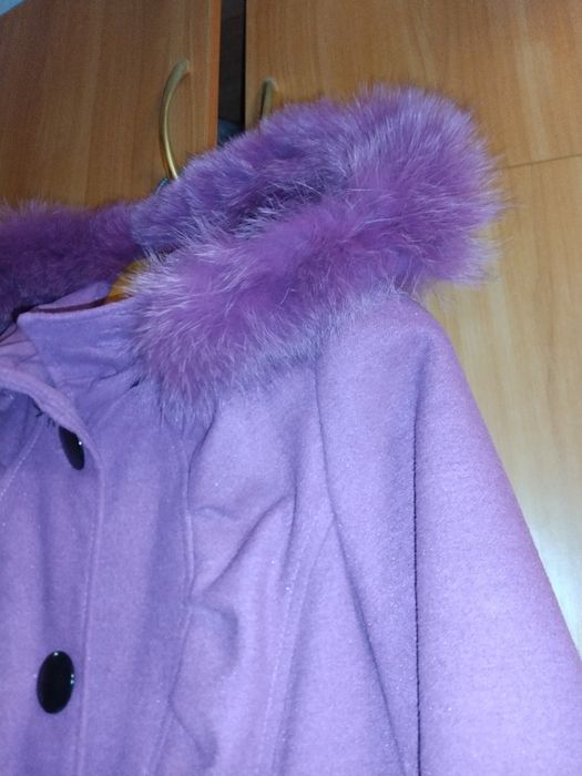 Женское зимнее пальто кашемир 46