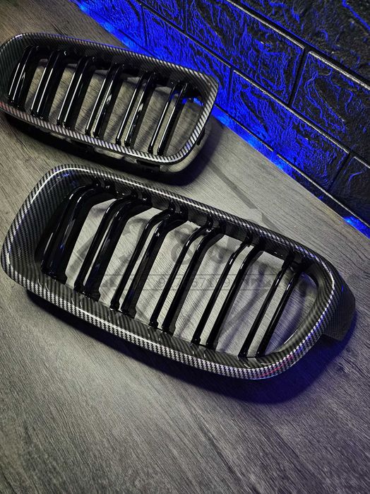 Grelhas BMW Carbono/Preto - F30 F31 F32 F33 F35 F36 F80 F82 F83