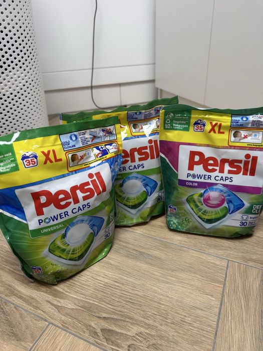 3 paczki kapsulek do prania Persil