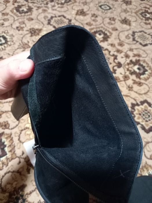 Ботинки  замшеві 40р