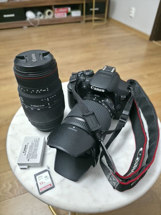 Canon EOS 700D + 2 obiektywy