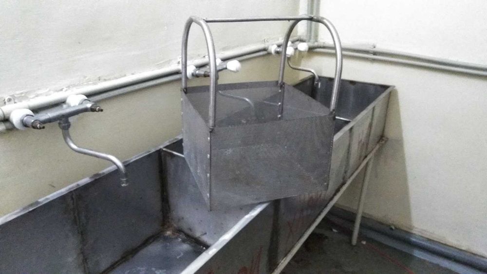 Мийка для яєць з харчової нержавіючої сталі