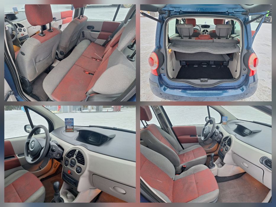 Renault Modus 1.2 16V benzyna rok 2006 tylko 142 tys przebiegu