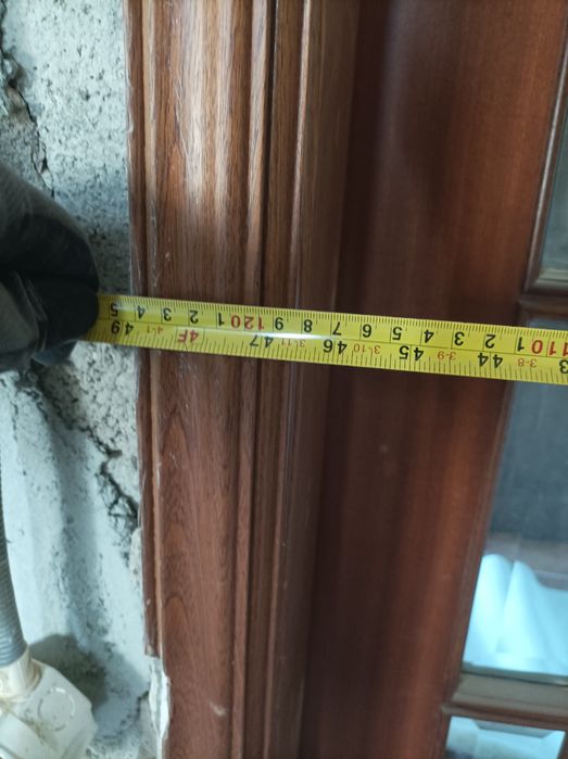 Porta madeira com vidro