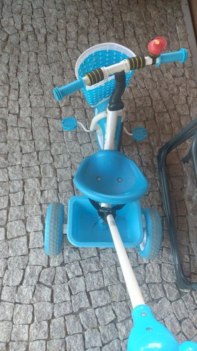 Rowerek 3 kołowy dla dziecka 2-3 latka, pchacz jeździk