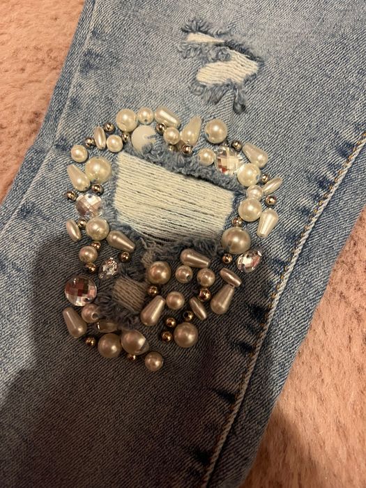 Piękne jeansy r 116