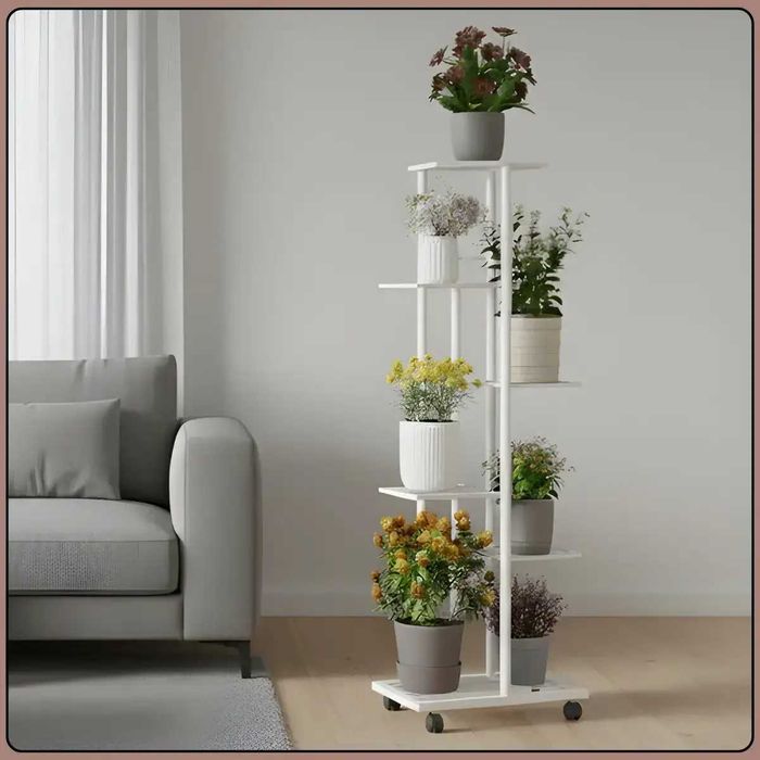 Полка подставка для цветов этажерка Підставка для квітів полиця стелаж