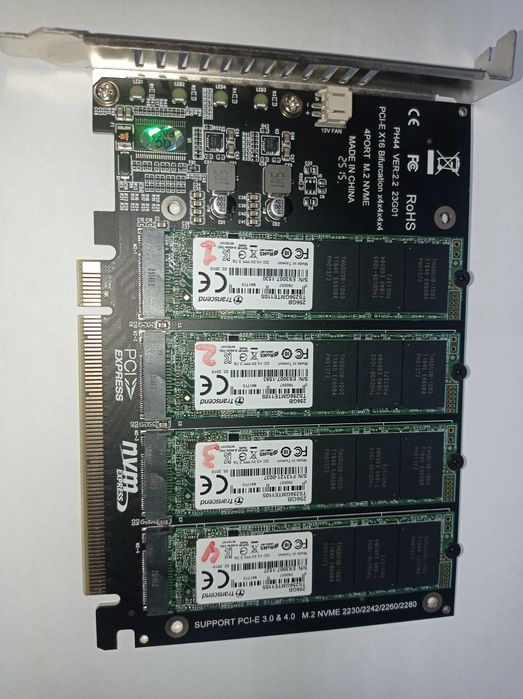 SSD  диск М.2 256GB Transcend (TS256GMTE110S) б.у