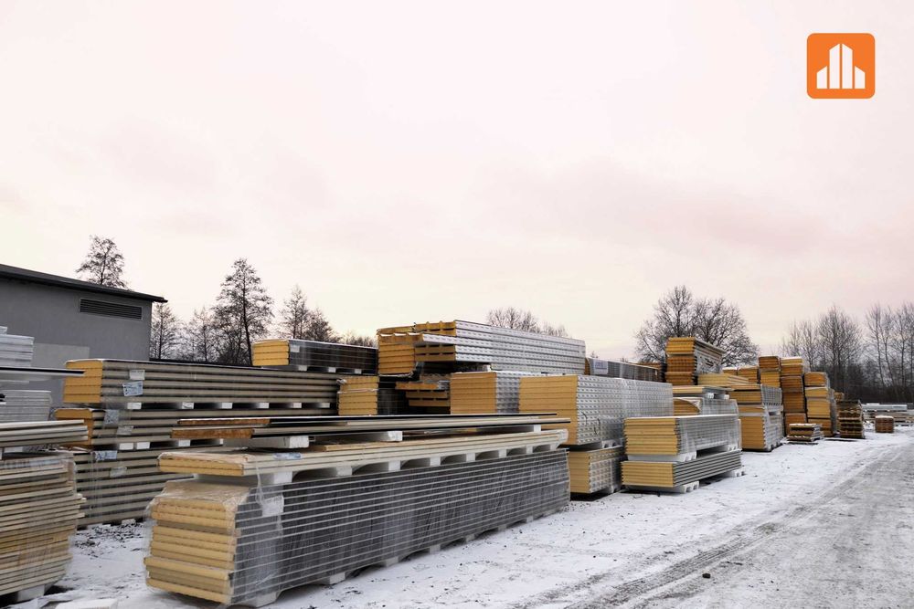Płyty warstwowe nowe PIR wełna mix grubość 40-260mm