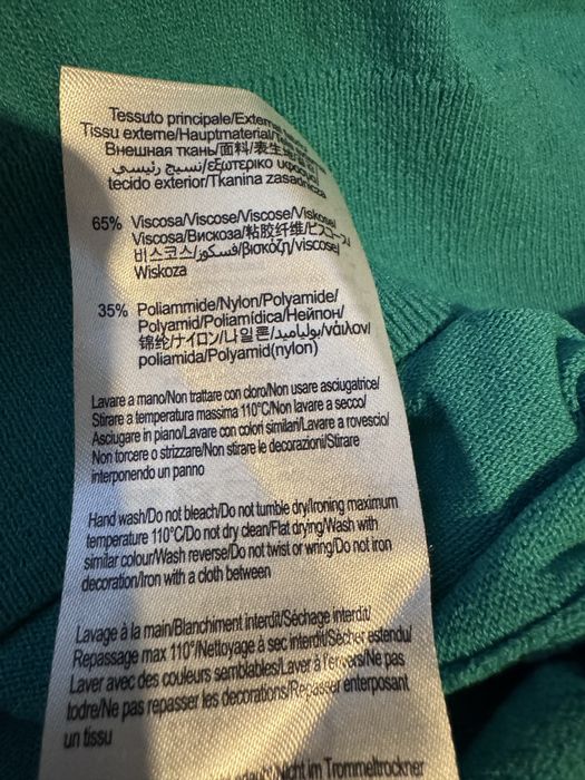 Liu Jo sweter zielony asymetryczny