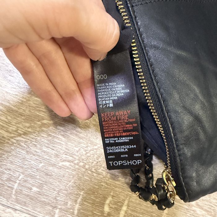 Клач шкіряний Topshop